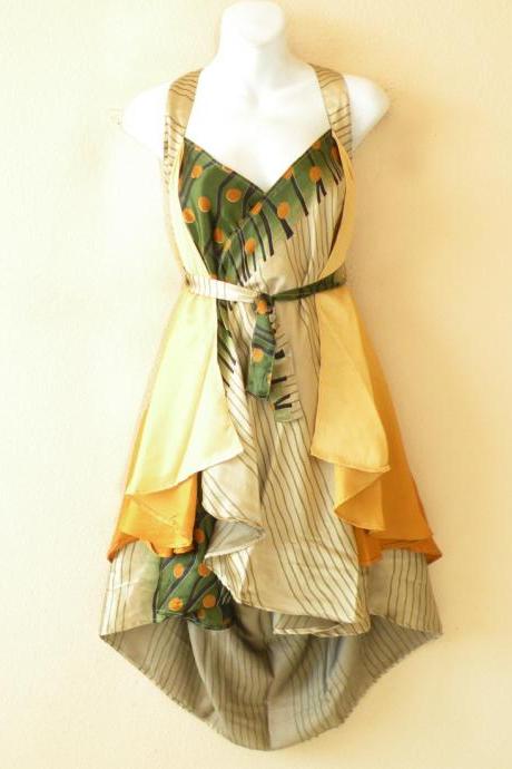 P76 Vintage Silk Magic 24" Length Long Wrap Skirt Halter Tube Maxi Dress + DVD